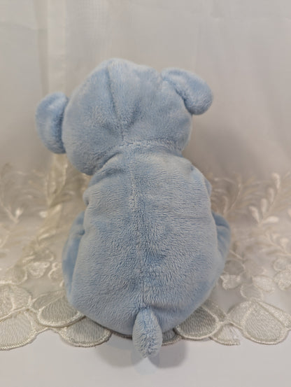 TY Pluffies - Baby Woods Blue the Bear (9 in) No Tag - Vintage Beanies Canada