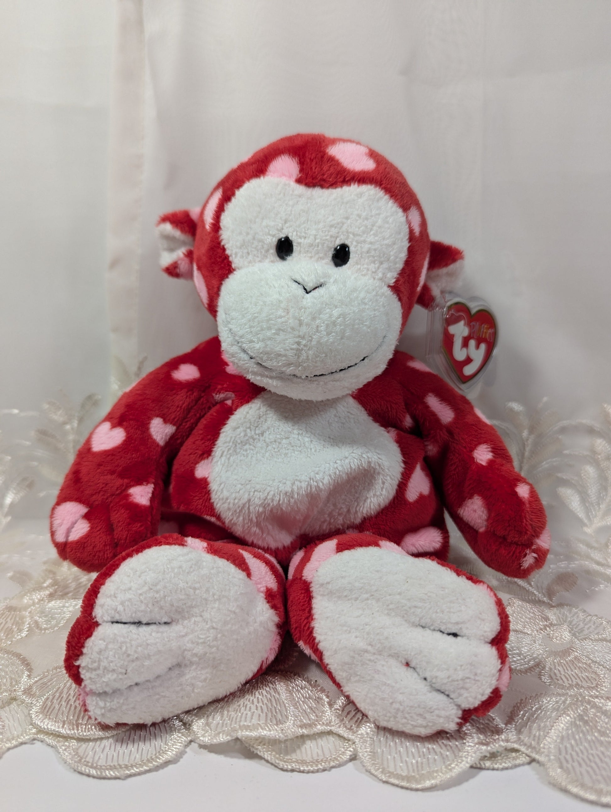 Monkey Ty Pluffies TY Pluffies DANGLES The Monkey 10