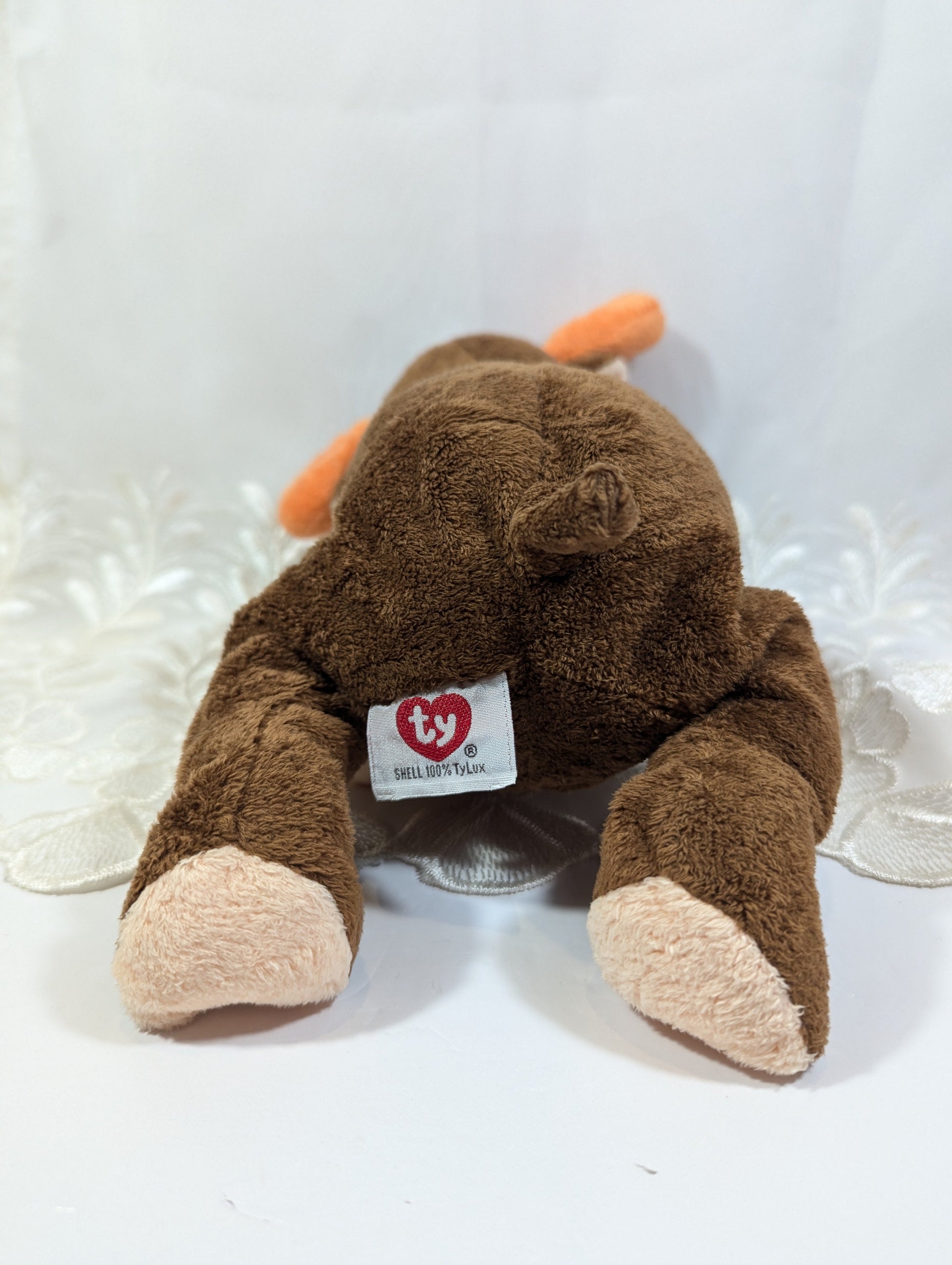 Ty Pluffies Collection - Lumpy The Moose (9in) - Vintage Beanies Canada