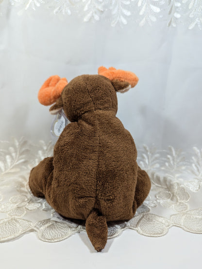 Ty Pluffies Collection - Lumpy The Moose (9in) - Vintage Beanies Canada