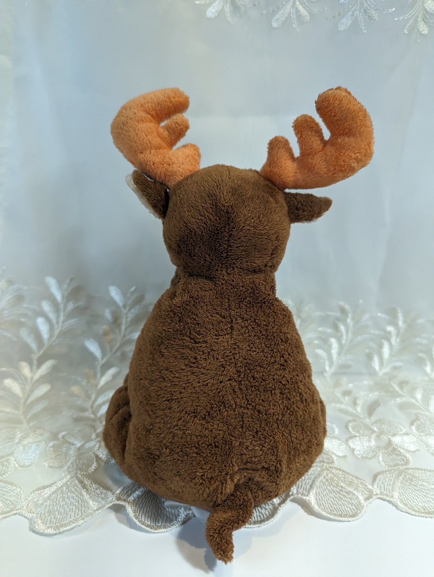 Ty Pluffies Collection - Lumpy The Moose (9in) No tag - Vintage Beanies Canada