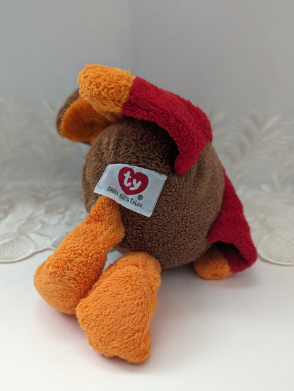 Ty Pluffies - Gobbles The Turkey (9in) No Tag - Vintage Beanies Canada