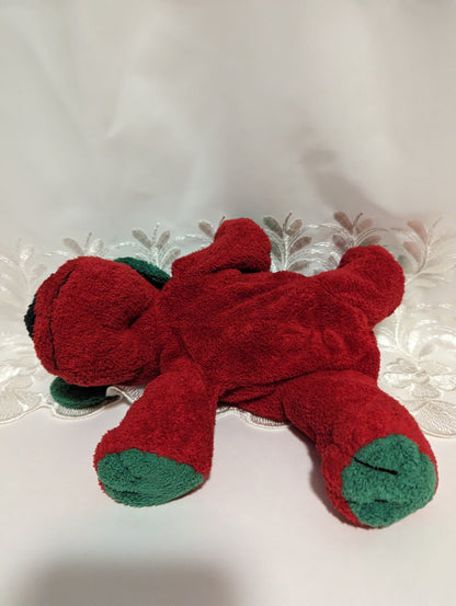 Ty Pluffies - Jingles The Red Christmas Dog (10in) No Tag - Vintage Beanies Canada