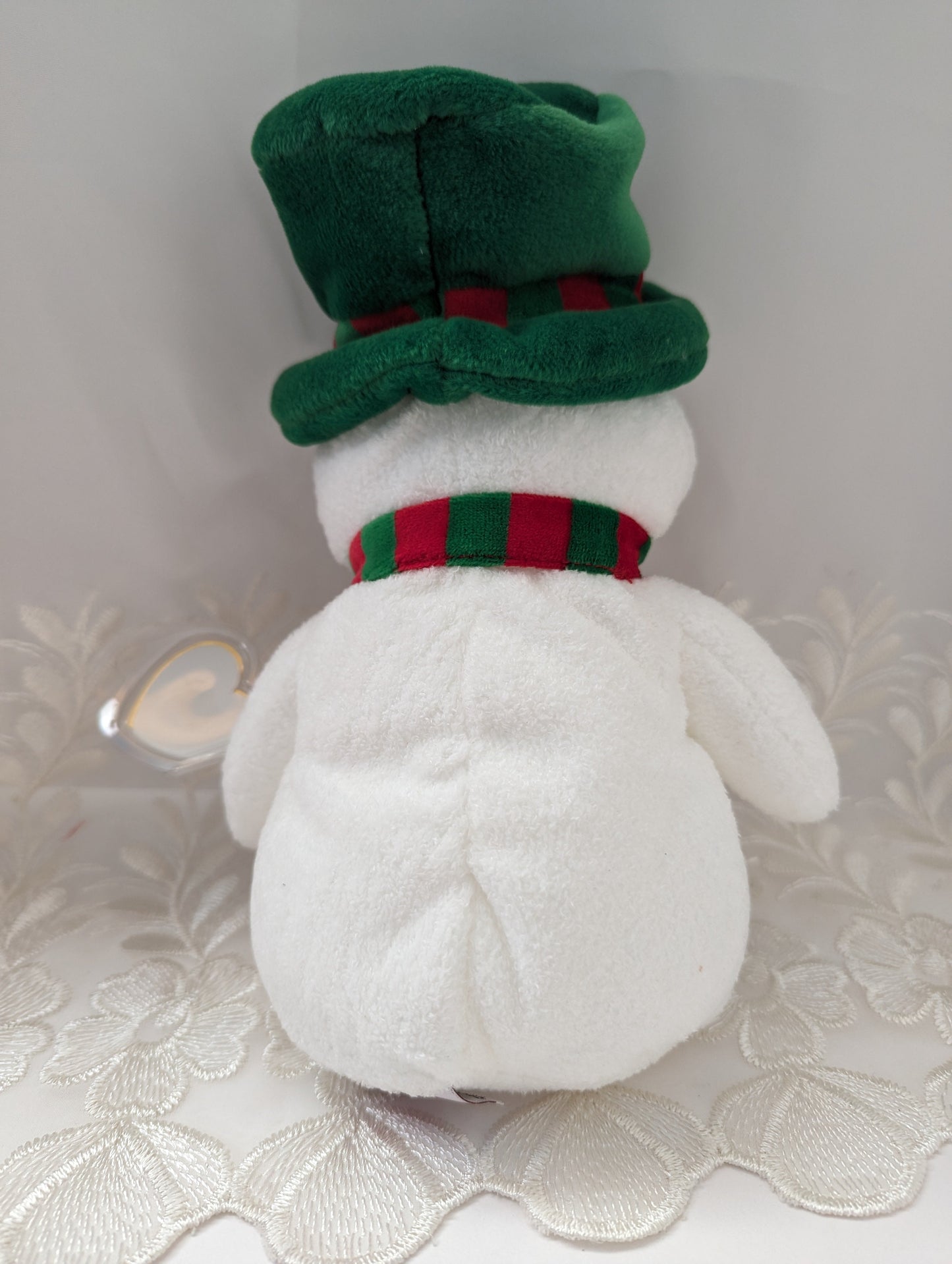 Ty Pluffies - Mr Snow The Snowman (10in) - Vintage Beanies Canada