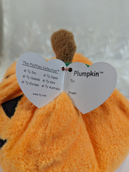 Ty Pluffies - Plumpkin The Halloween Pumpkin (6.5in) - Vintage Beanies Canada