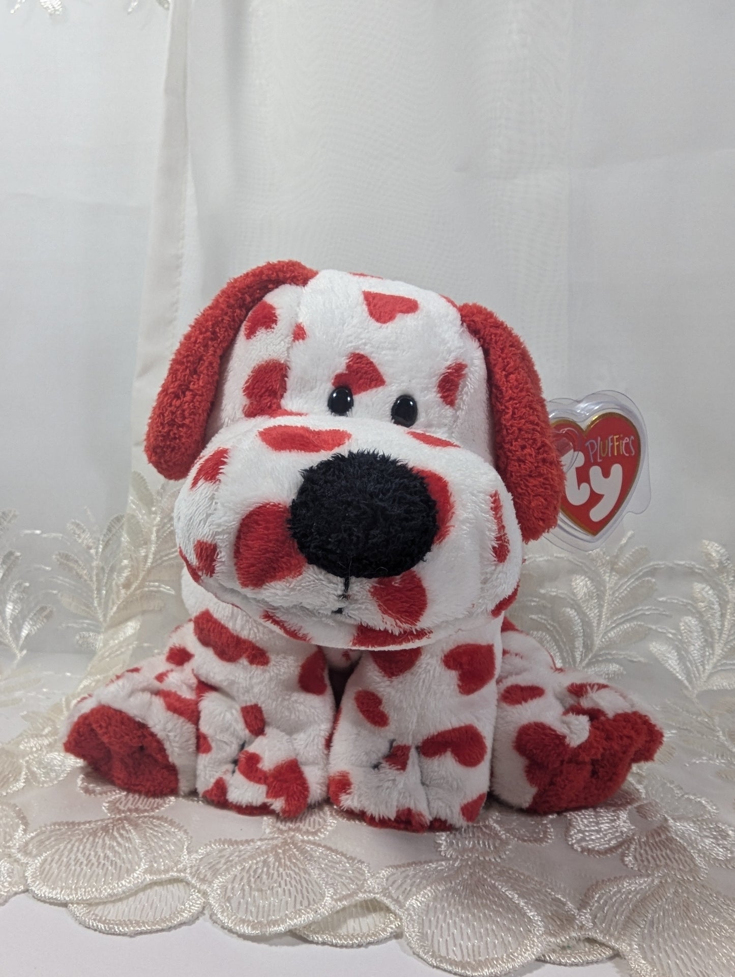 Ty Pluffies - Sweetly The Dog (9in) - Vintage Beanies Canada