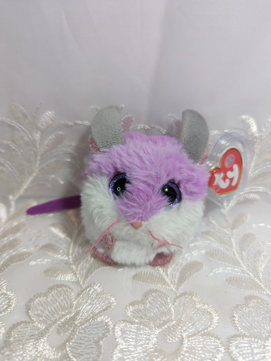 Ty Puffies - Colby The Purple Mouse (3in) Creased Tag - Vintage Beanies Canada