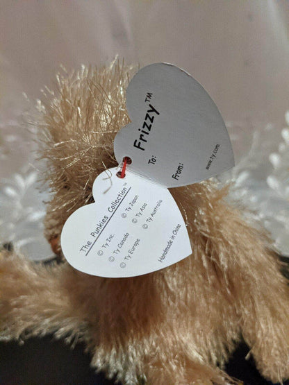 Ty Punkies Collection - Frizzy The Brown Bear (9in) - Vintage Beanies Canada