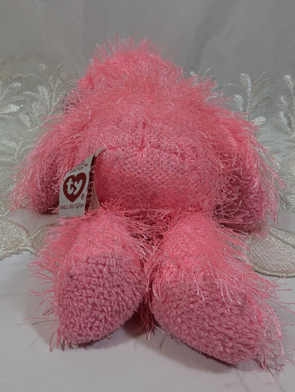 Ty Punkies Collection - Static The Pink Bear (8.5 in) Non - Mint Tag - Vintage Beanies Canada