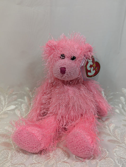 Ty Punkies Collection - Static The Pink Bear (8.5 in) Non - Mint Tag - Vintage Beanies Canada