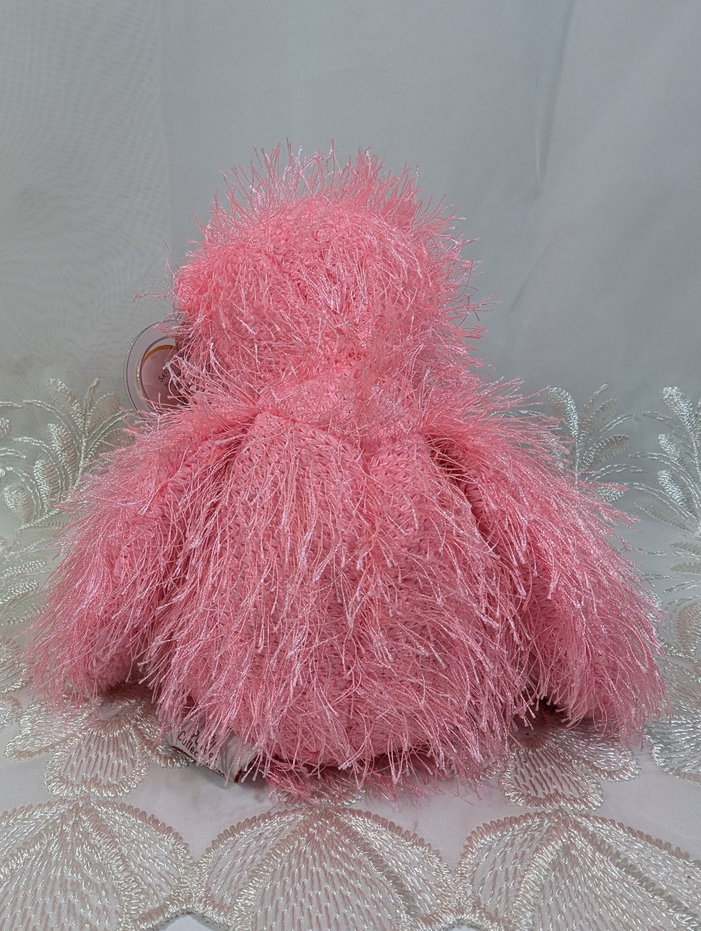 Ty Punkies Collection - Static The Pink Bear (8.5 in) Non - Mint Tag - Vintage Beanies Canada