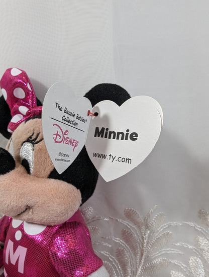 Ty Sparkle Collection - Minnie Mouse The Cheerleader (8in) - Vintage Beanies Canada