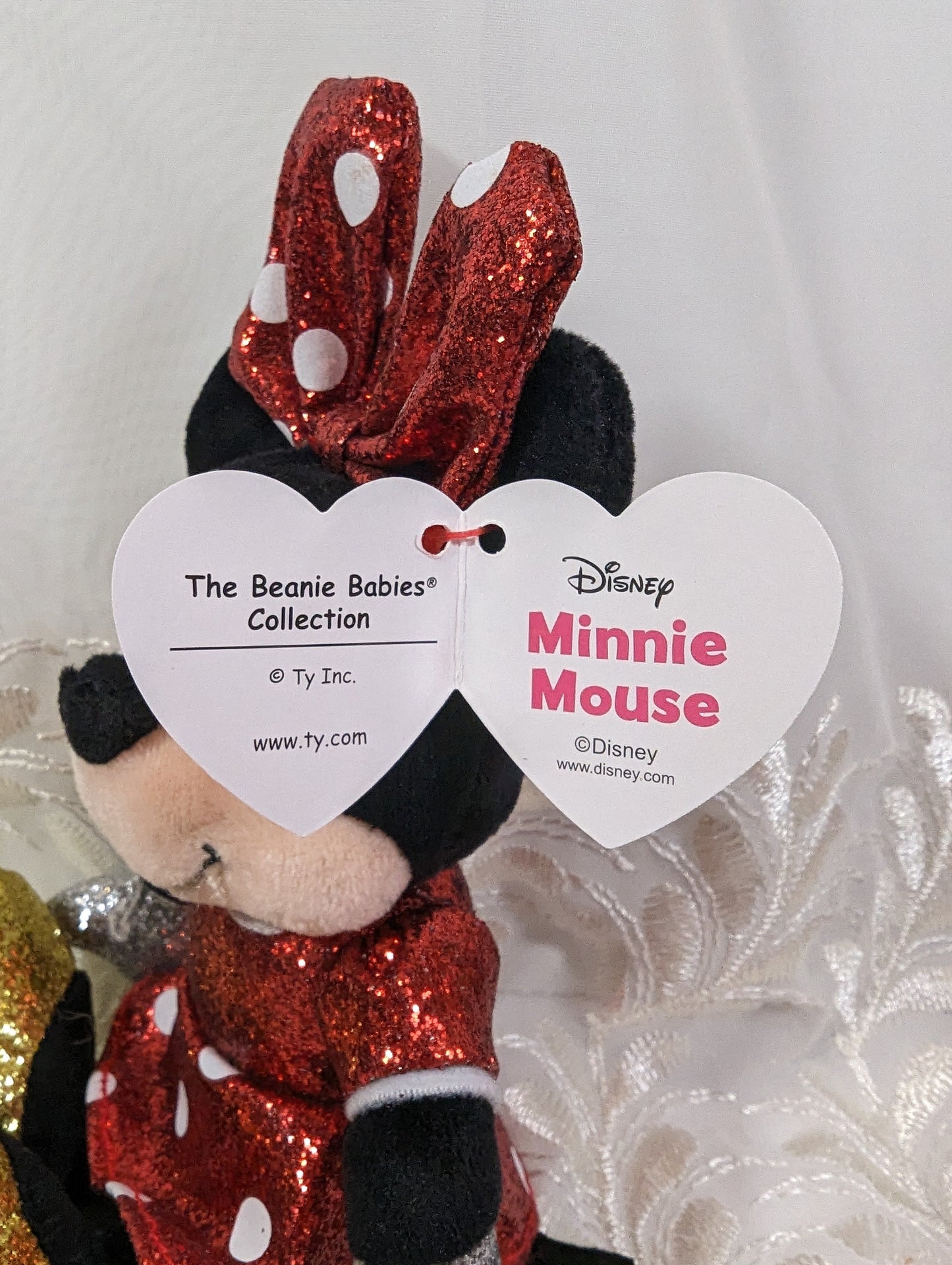 Ty Sparkle Collection - Minnie Mouse the Disney Mouse (7in) - Vintage Beanies Canada