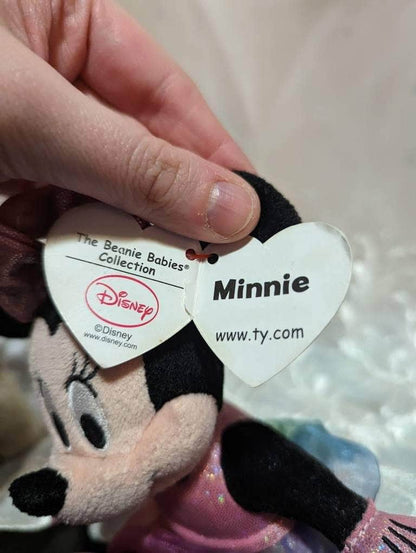 Ty Sparkle Collection - Minnie Mouse The Mouse From Disney (9in) Non-mint Tags Pre-owned - Vintage Beanies Canada