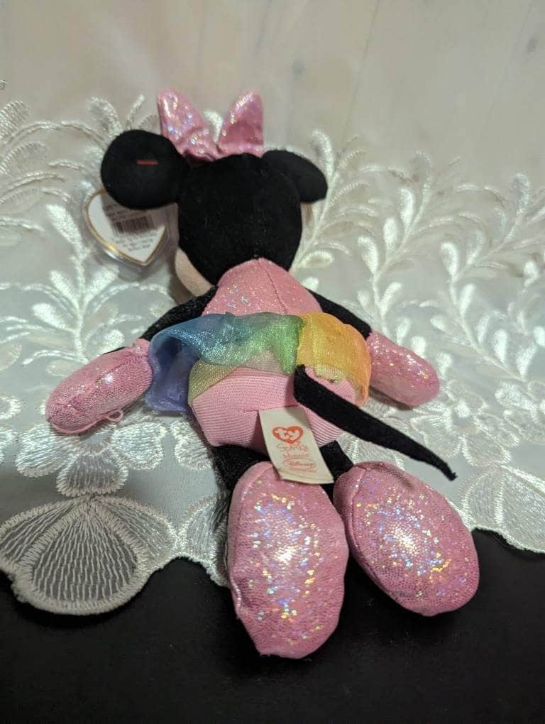 Ty Sparkle Collection - Minnie Mouse The Mouse From Disney (9in) Non-mint Tags Pre-owned - Vintage Beanies Canada