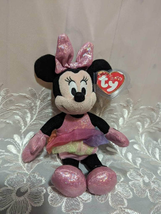 Ty Sparkle Collection - Minnie Mouse The Mouse From Disney (9in) Non-mint Tags Pre-owned - Vintage Beanies Canada