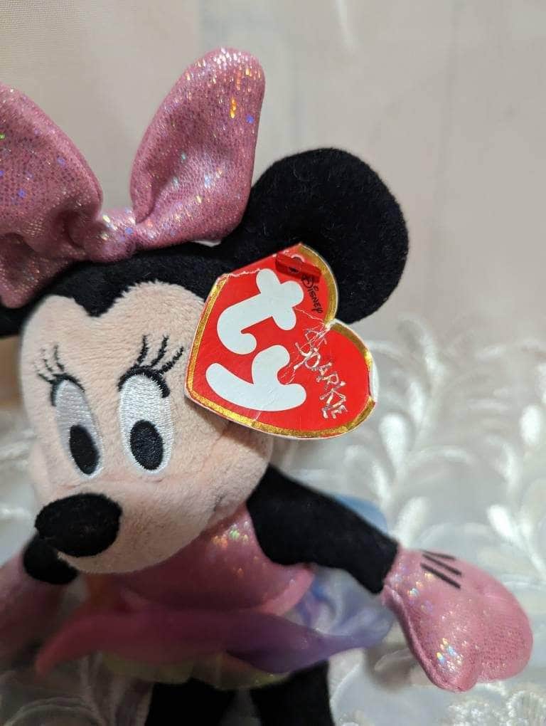 Ty Sparkle Collection - Minnie Mouse The Mouse From Disney (9in) Non-mint Tags Pre-owned - Vintage Beanies Canada