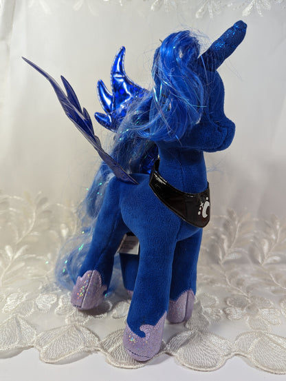 Ty Sparkle Collection - Princess Luna The Blue Unicorn From My Little Pony (9in) Near Mint - Vintage Beanies Canada