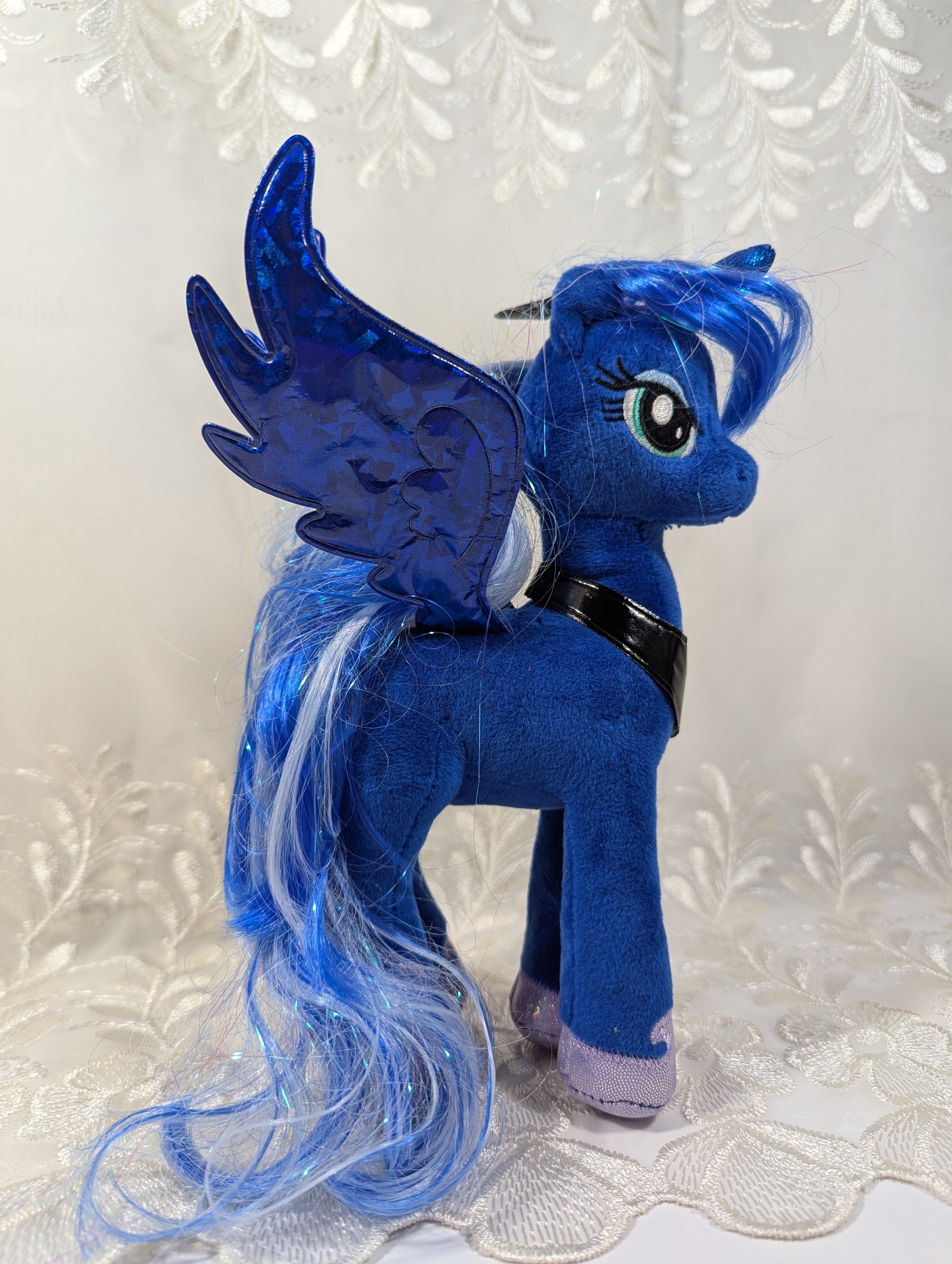 Ty Sparkle Collection - Princess Luna The Blue Unicorn From My Little Pony (9in) No Tag - Vintage Beanies Canada