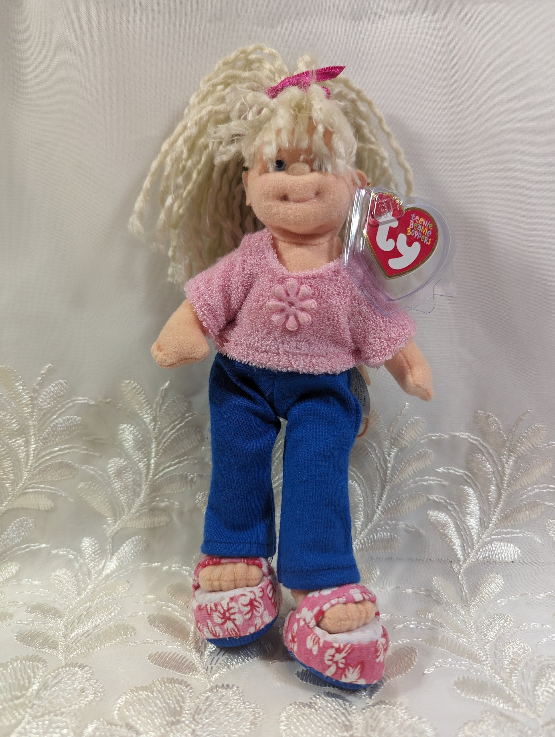 Ty Teenie Beanie Bopper - Sweet Sally the Girl Doll (8in) - Vintage Beanies Canada