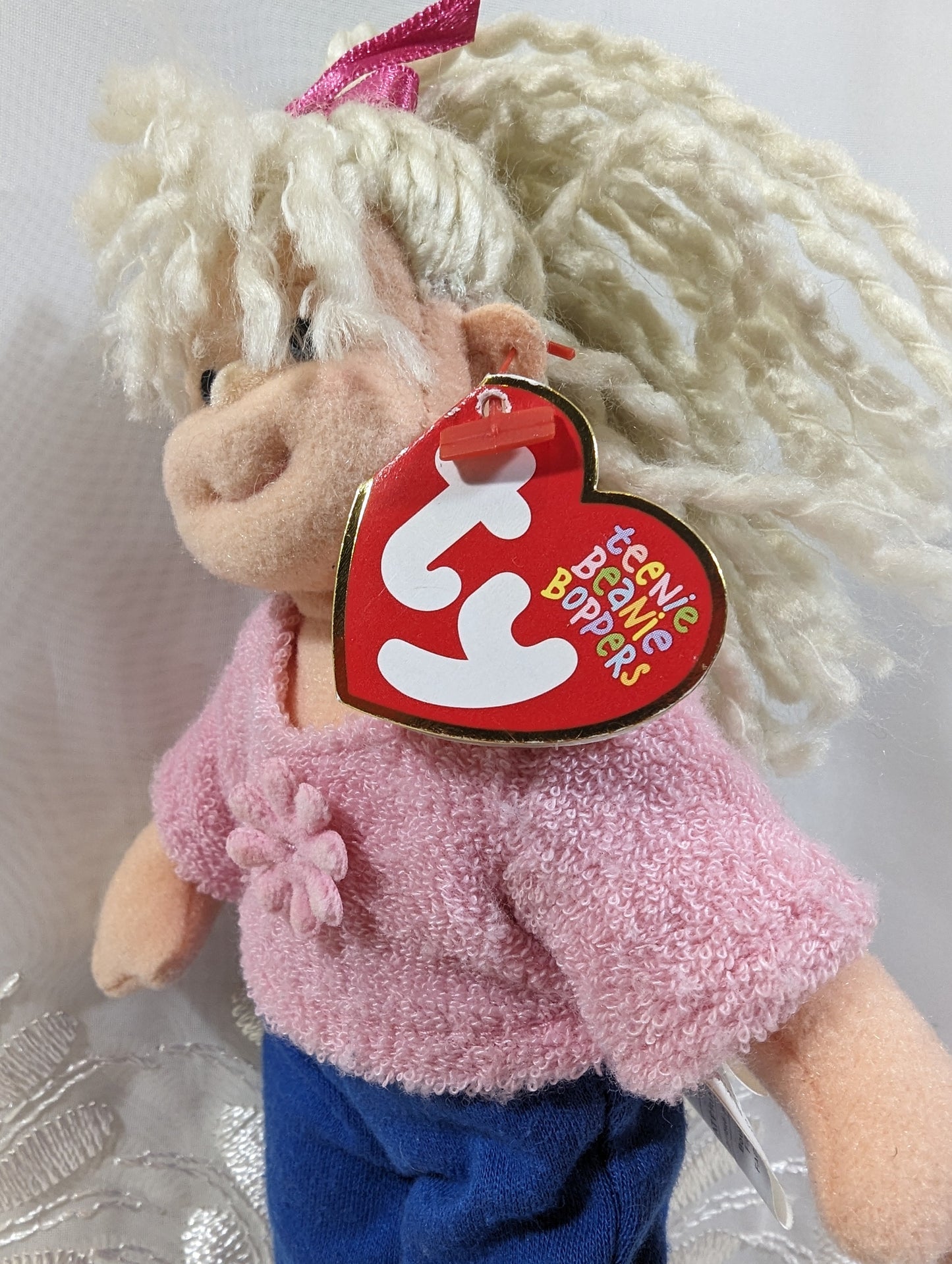 Ty Teenie Beanie Bopper - Sweet Sally the Girl Doll (8in) - Vintage Beanies Canada