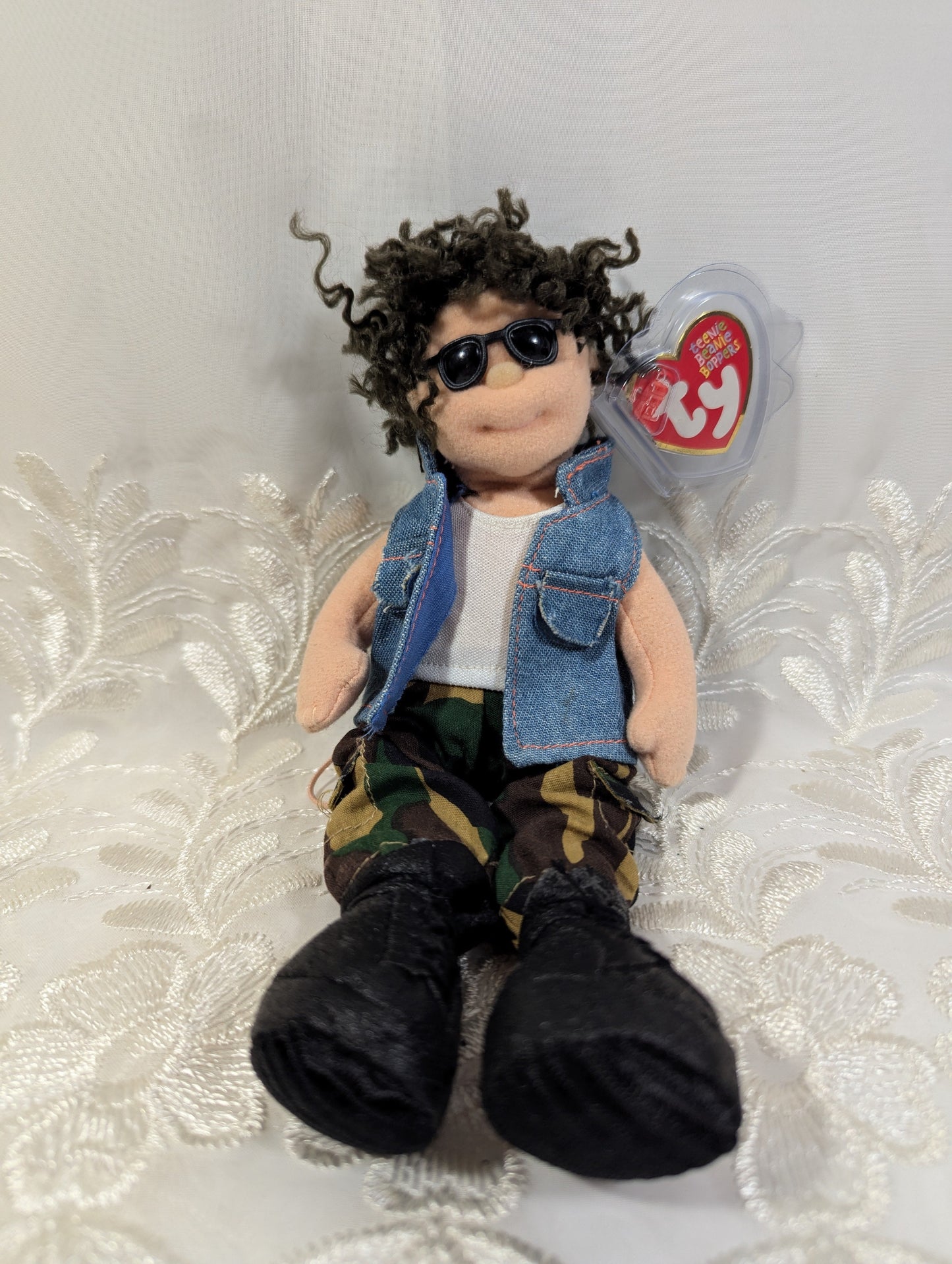 Ty Teenie Beanie Boppers - Chillin Charlie The Boy Doll (9 in) Non - mint Tag - Vintage Beanies Canada