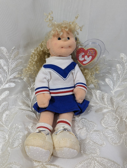 Ty Teenie Beanie Boppers - Dear Debbie the Girl Doll (8in) Non - mint tag, Non - mint shoes - Vintage Beanies Canada