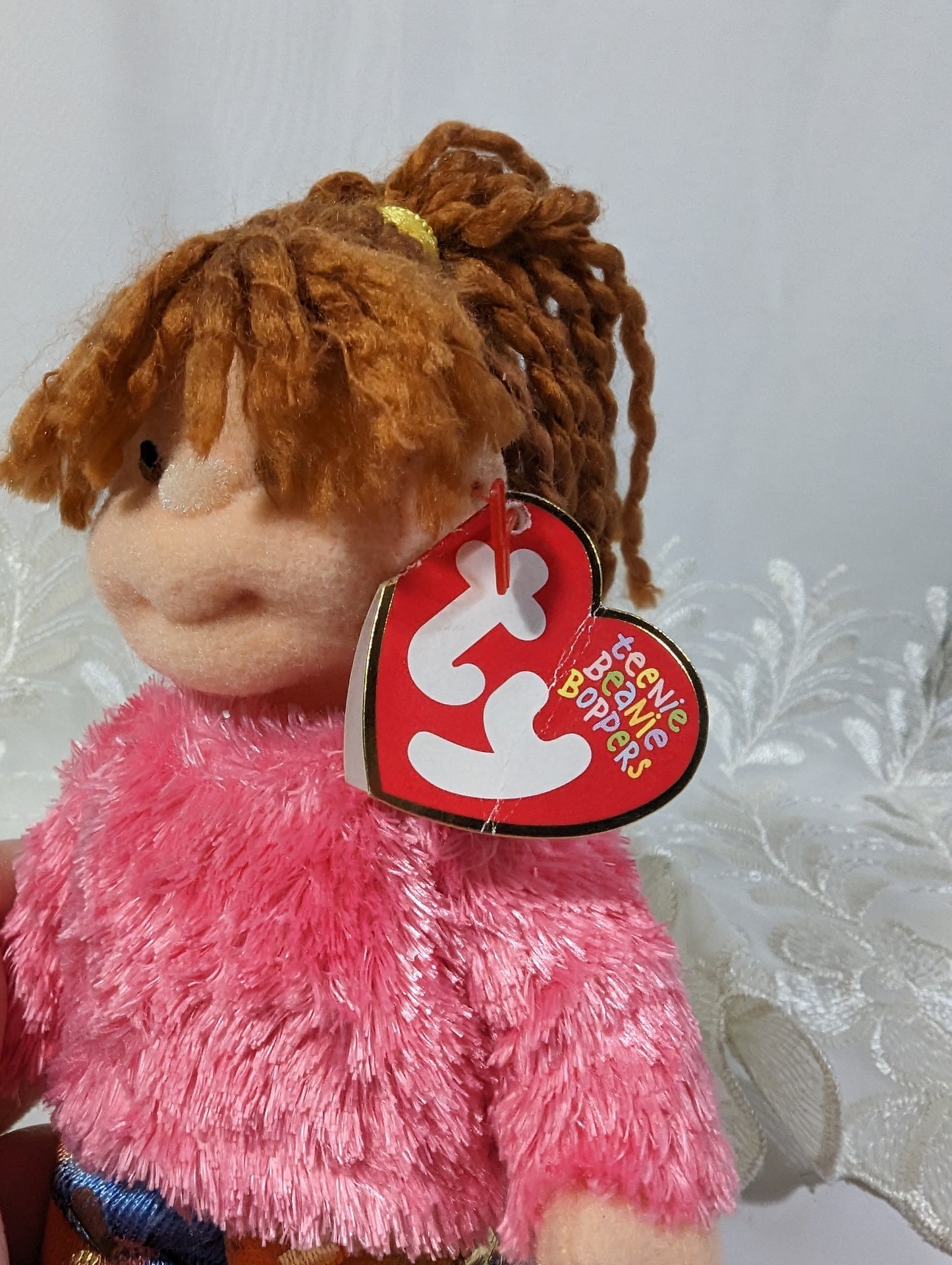 Ty Teenie Beanie Boppers - Snazzy Sabrina the Girl Doll (8in) Non - mint Tag - Vintage Beanies Canada