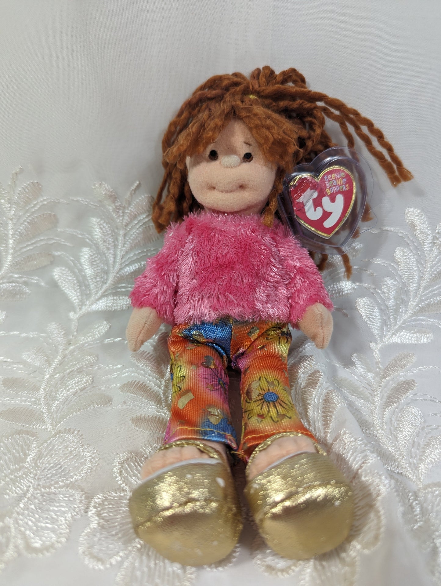 Ty Teenie Beanie Boppers - Snazzy Sabrina the Girl Doll (8in) Non - mint Tag - Vintage Beanies Canada