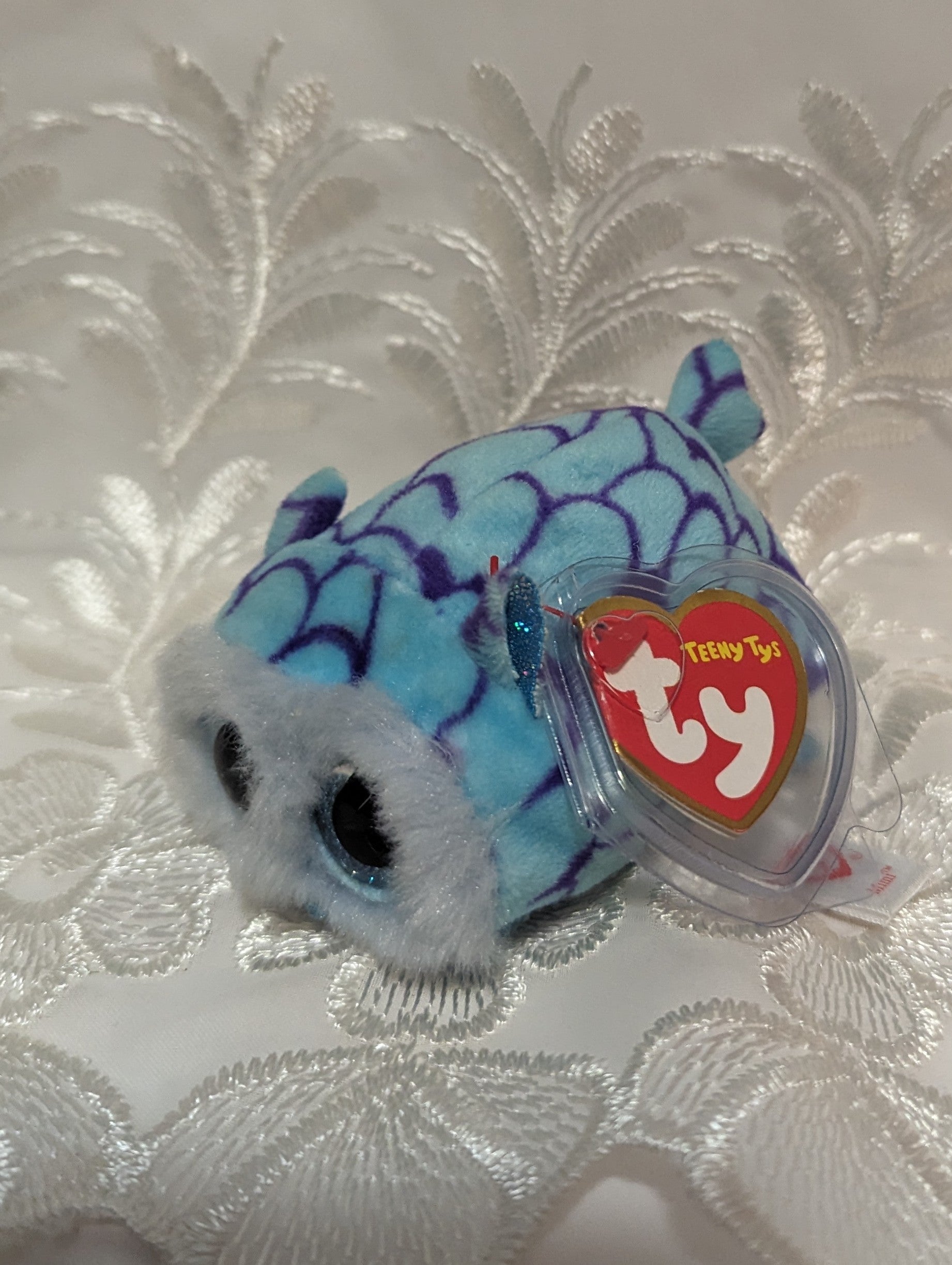 Ty Teenie Tys - Mimi The Blue Owl (4in) - Vintage Beanies Canada