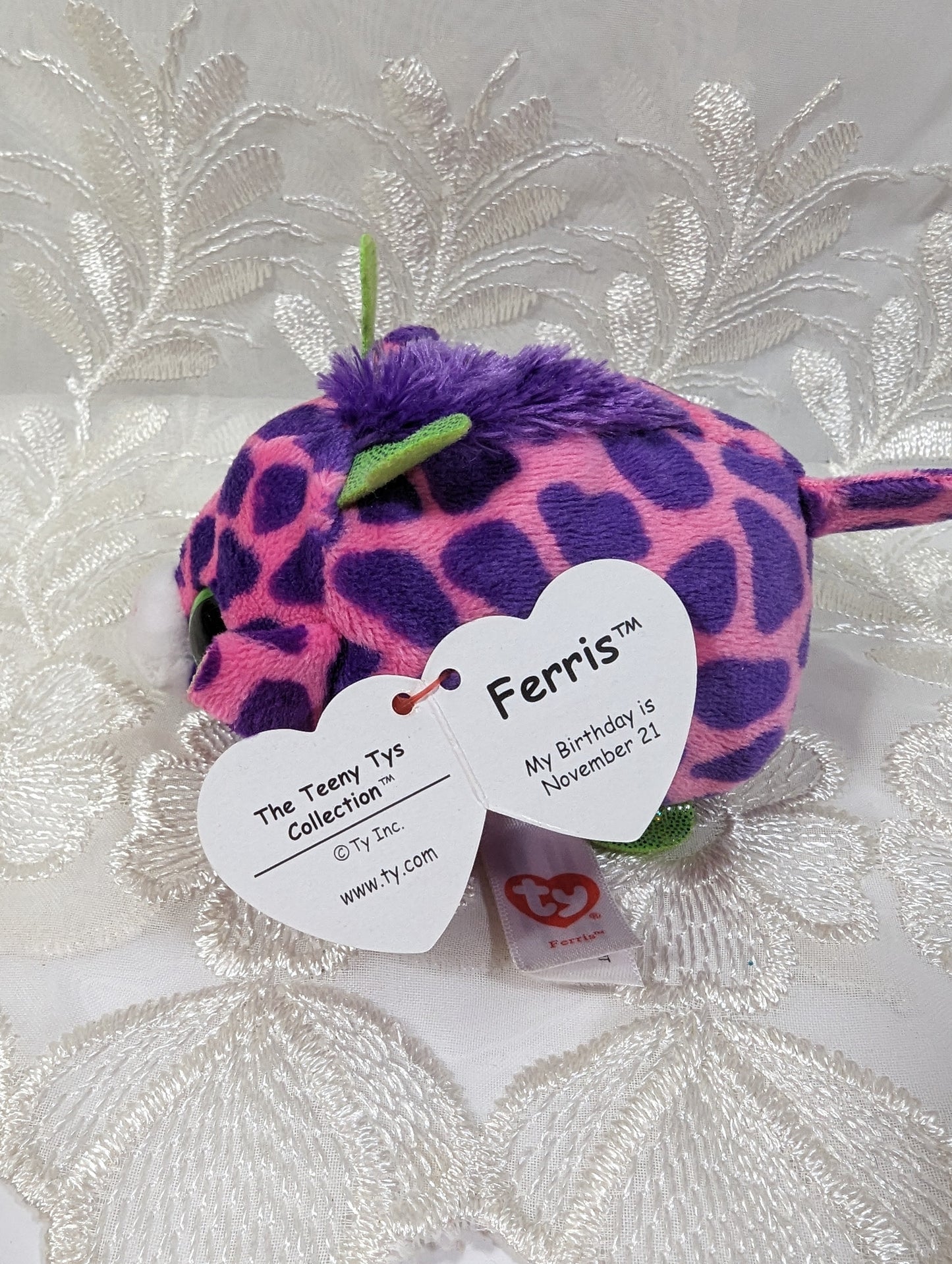 Ty Teeny Tys - Ferris The Giraffe (4in) - Vintage Beanies Canada