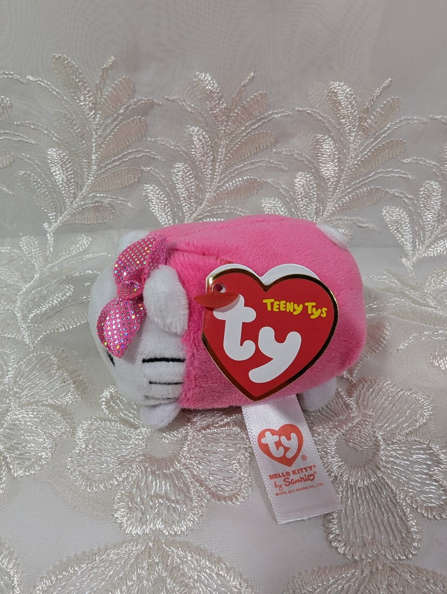 Ty Teeny Tys - Hello Kitty The Pink Cat (3in) - Vintage Beanies Canada