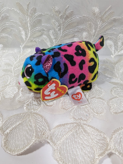 Ty Teeny Tys - Jelly The Rainbow Leopard (4in) - Vintage Beanies Canada