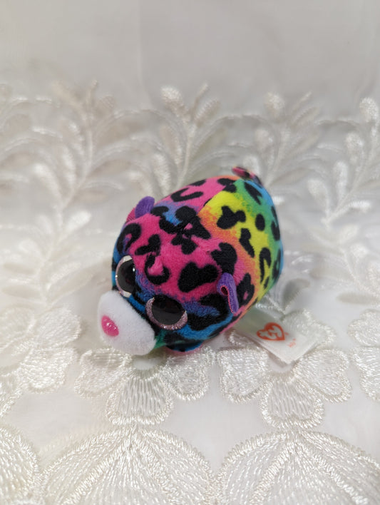 Ty Teeny Tys - Jelly The Rainbow Leopard (4in) No Tag - Vintage Beanies Canada