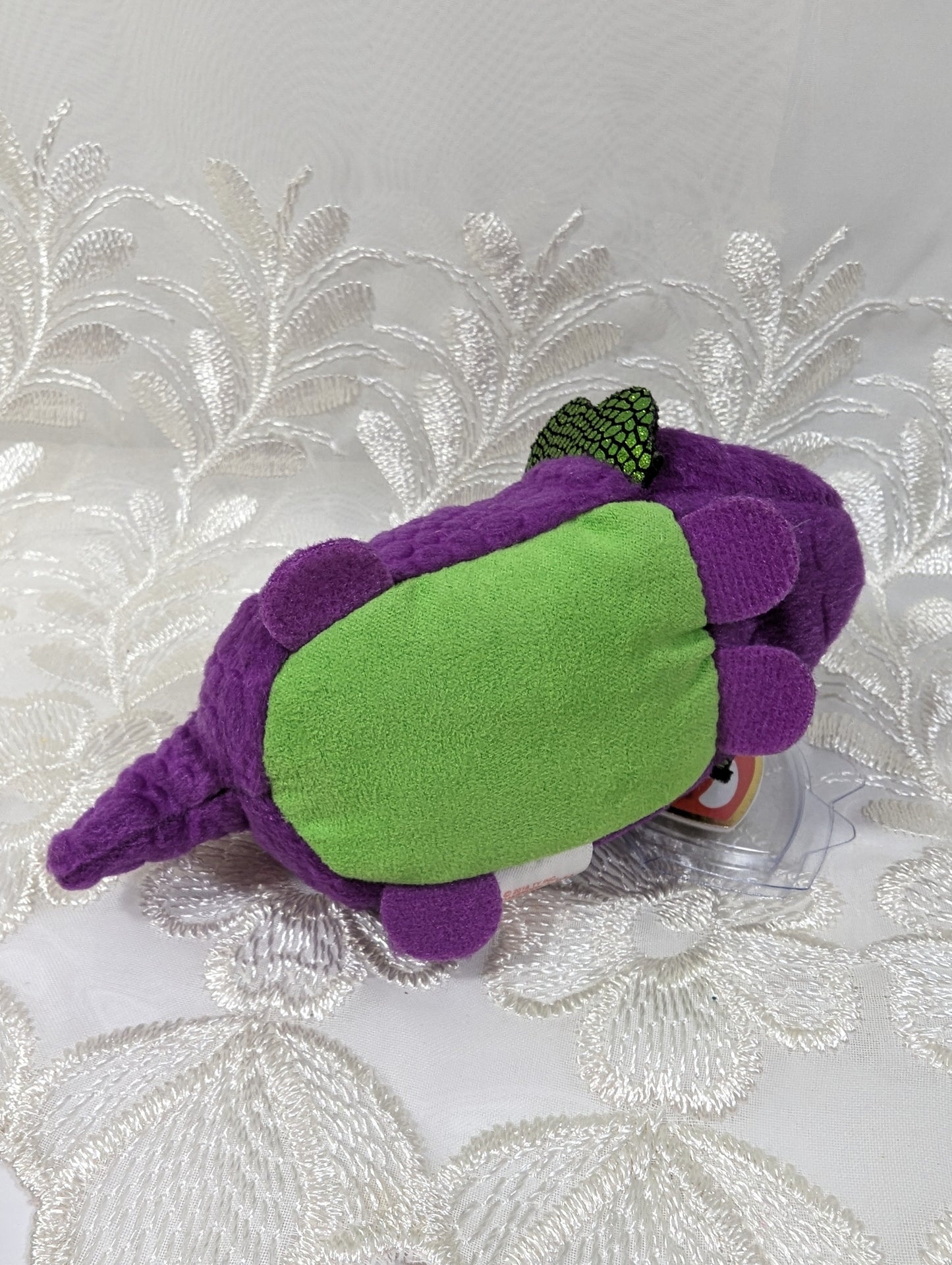 Ty Teeny Tys - Landon the Purple Triceratops Dinosaur (4in) - Vintage Beanies Canada