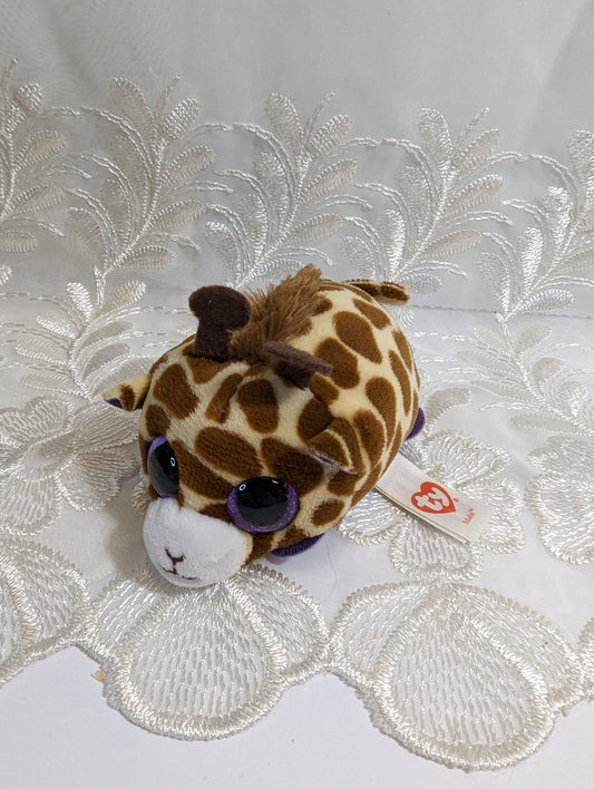 Ty Teeny Tys - Mabs The Giraffe (4in) No Tag - Vintage Beanies Canada