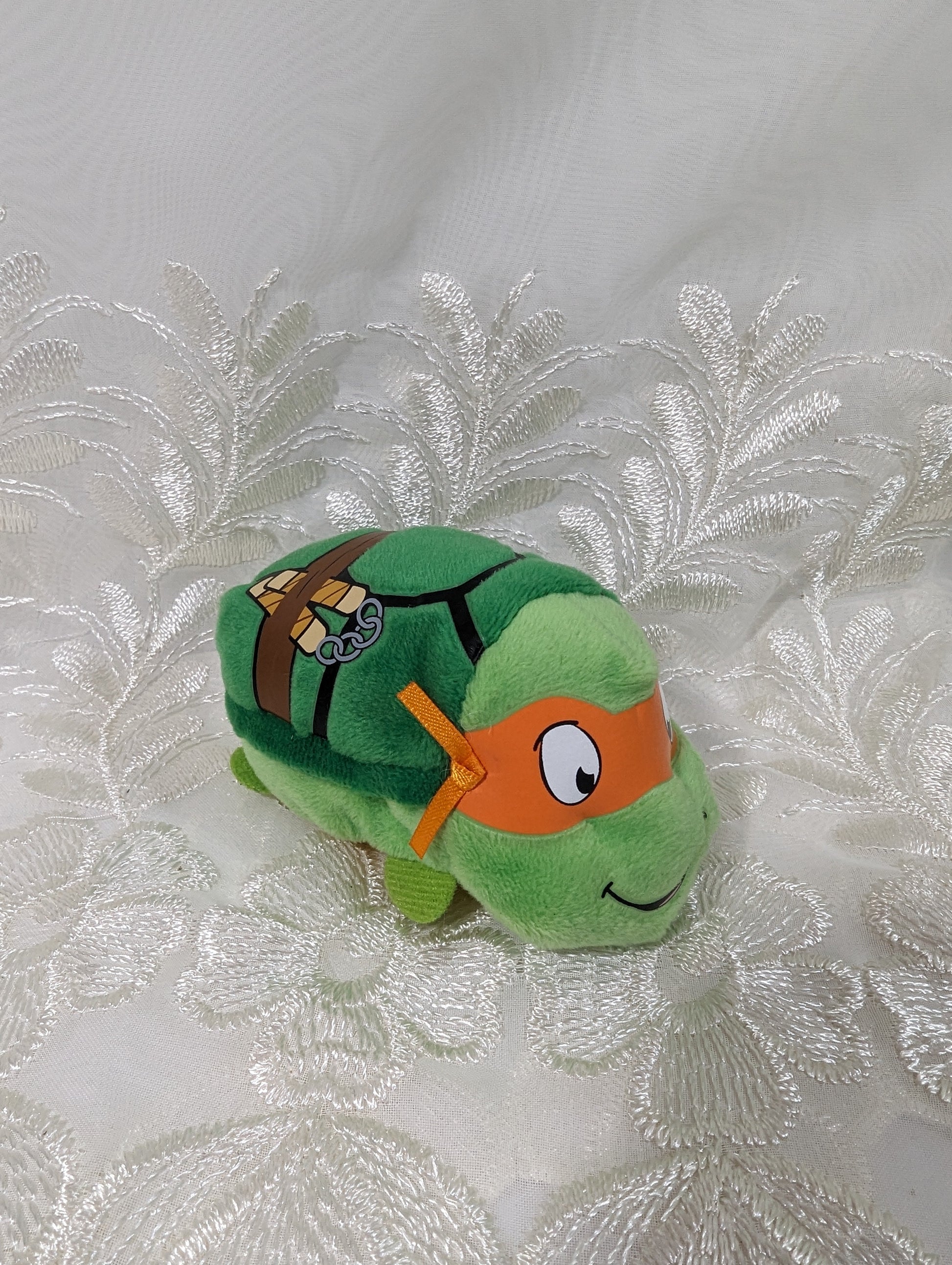 Ty Teeny Tys - Michelangelo the Turtle from Teenage Mutant Ninja Turtles (3.5in) No Tag - Vintage Beanies Canada