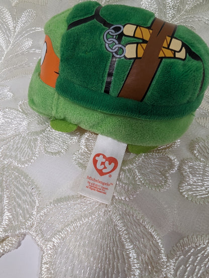 Ty Teeny Tys - Michelangelo the Turtle from Teenage Mutant Ninja Turtles (3.5in) No Tag - Vintage Beanies Canada