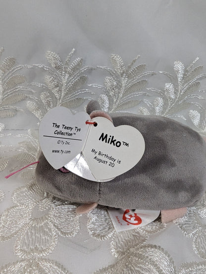 Ty Teeny Tys - Miko The Mouse (4in) - Vintage Beanies Canada