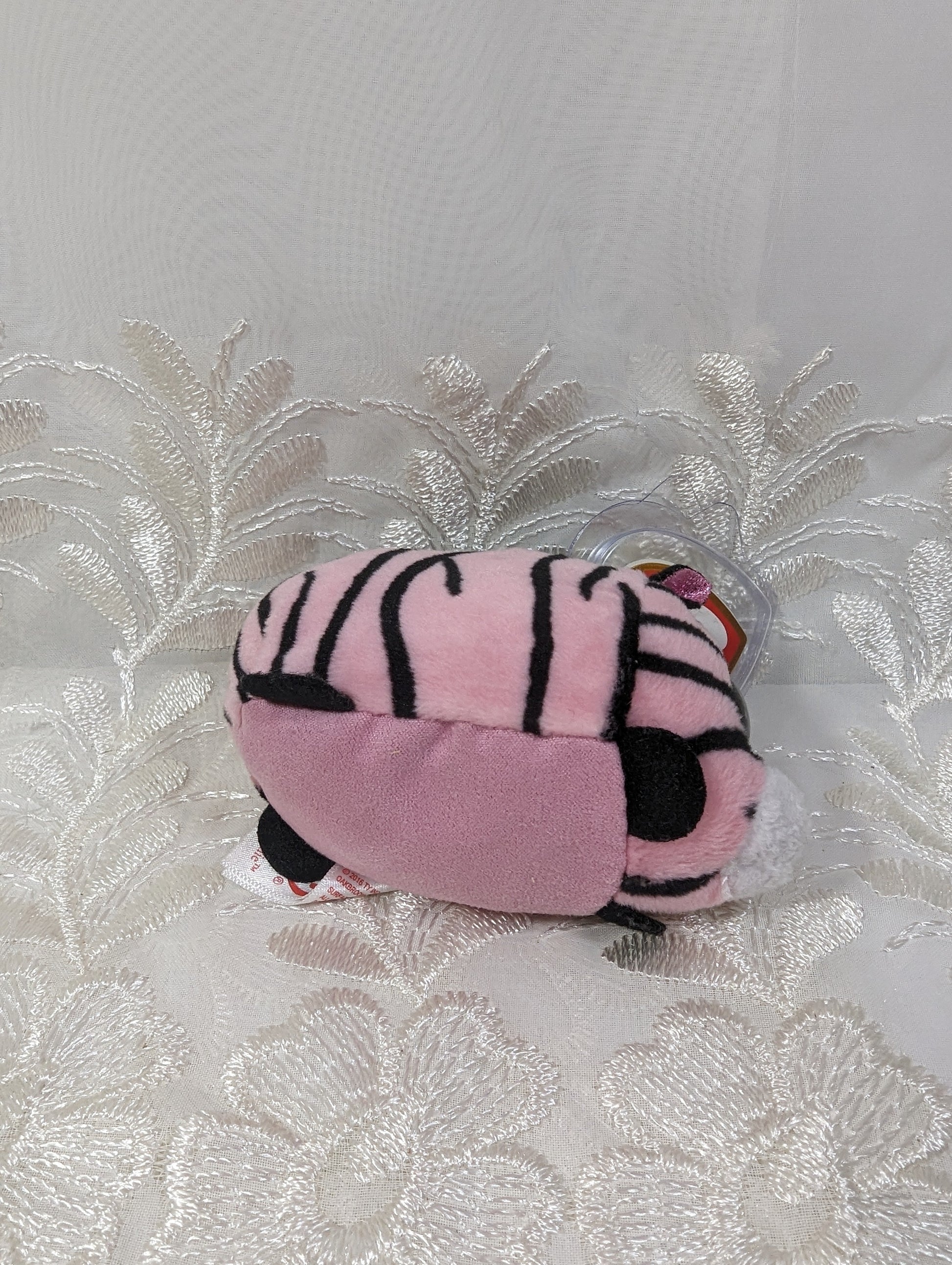 Ty Teeny Tys - Penny The Pink Zebra (4 in) Near Mint Tag - Vintage Beanies Canada