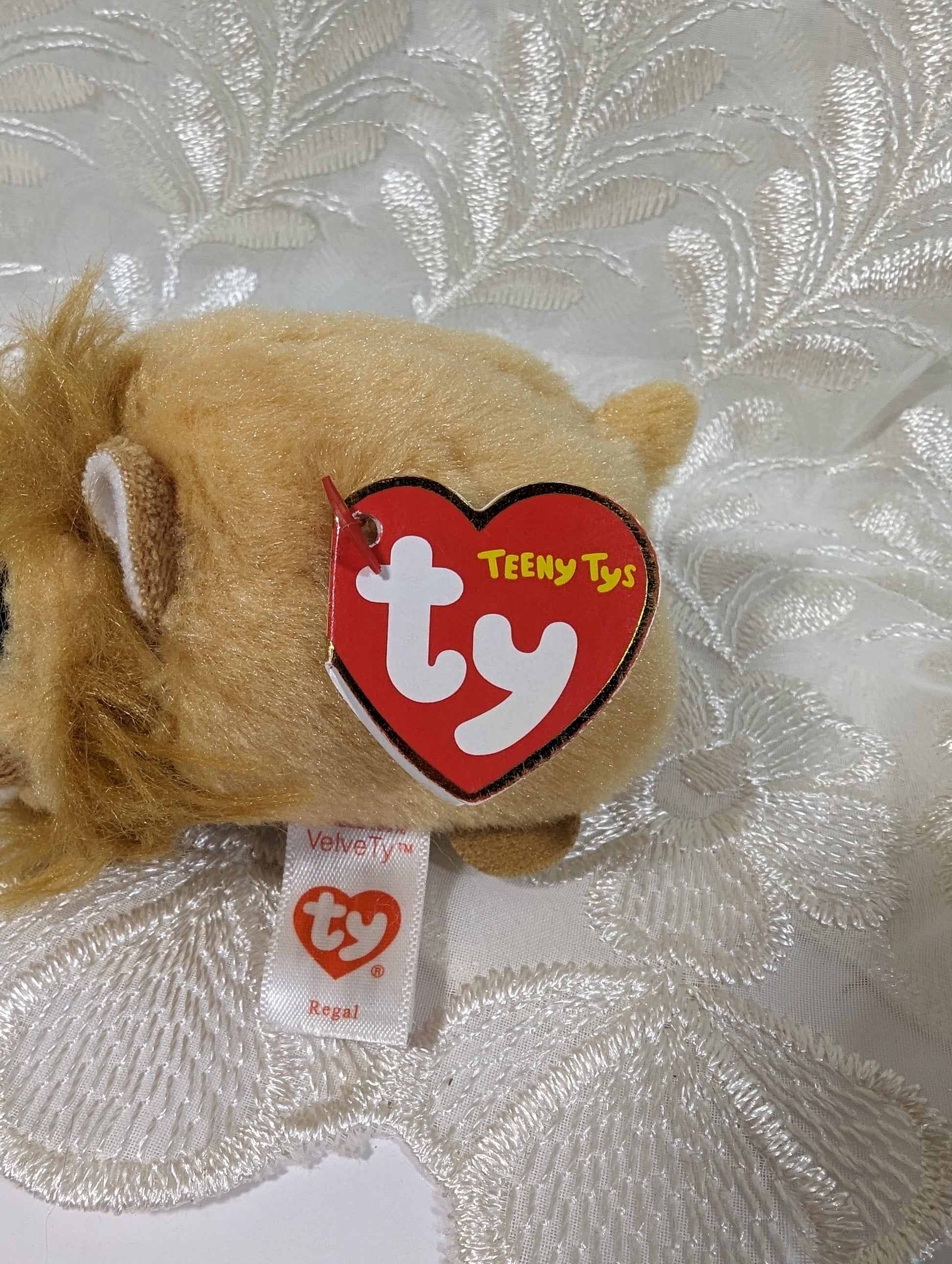 Ty Teeny Tys - Regal The Lion (4in) - Vintage Beanies Canada