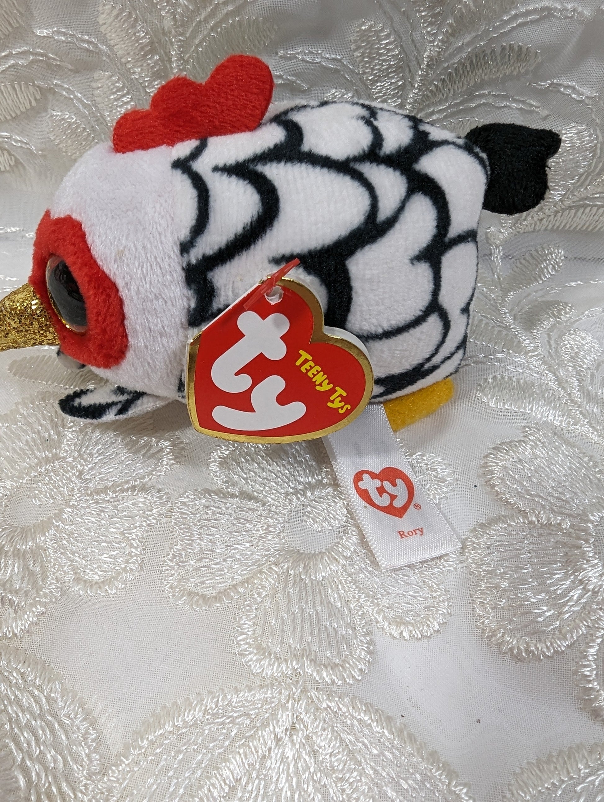 Ty Teeny Ty's - Rory The Rooster (4in) - Vintage Beanies Canada