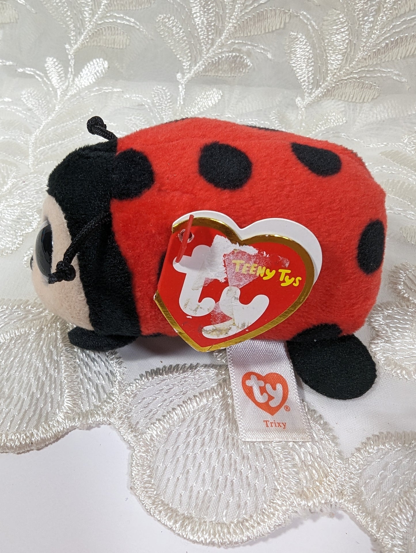 TY Teeny Tys - Trixy The Ladybug (3in) Non - mint Hang Tag - Vintage Beanies Canada