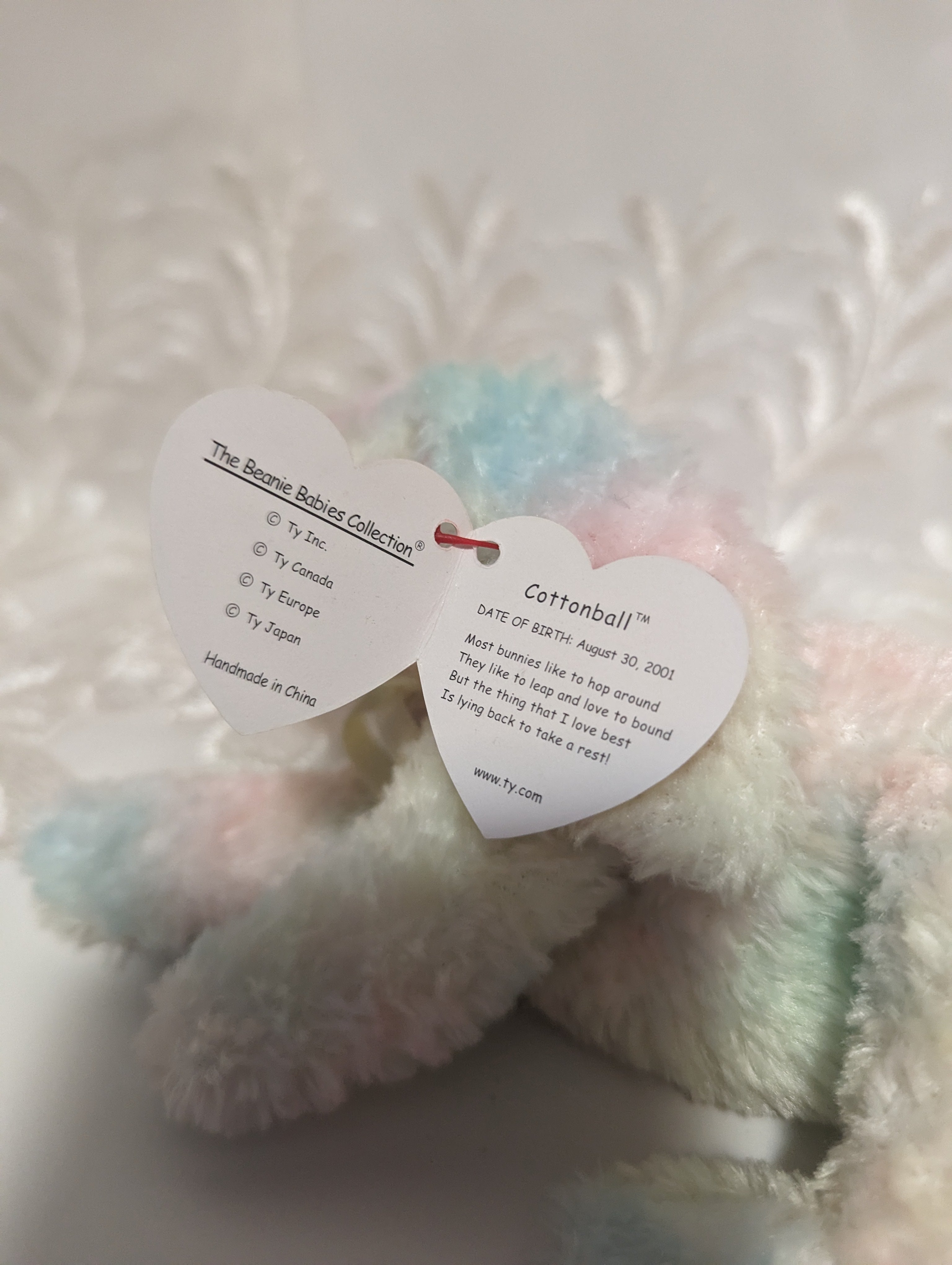 Cotton ball 2025 beanie baby