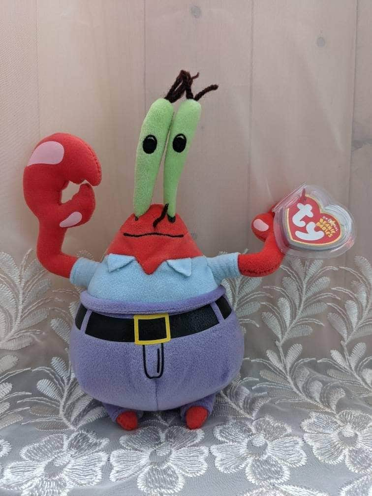 Ty Beanie Baby - Mr. Crabs the crab from SpongeBob SquarePants TV show ...