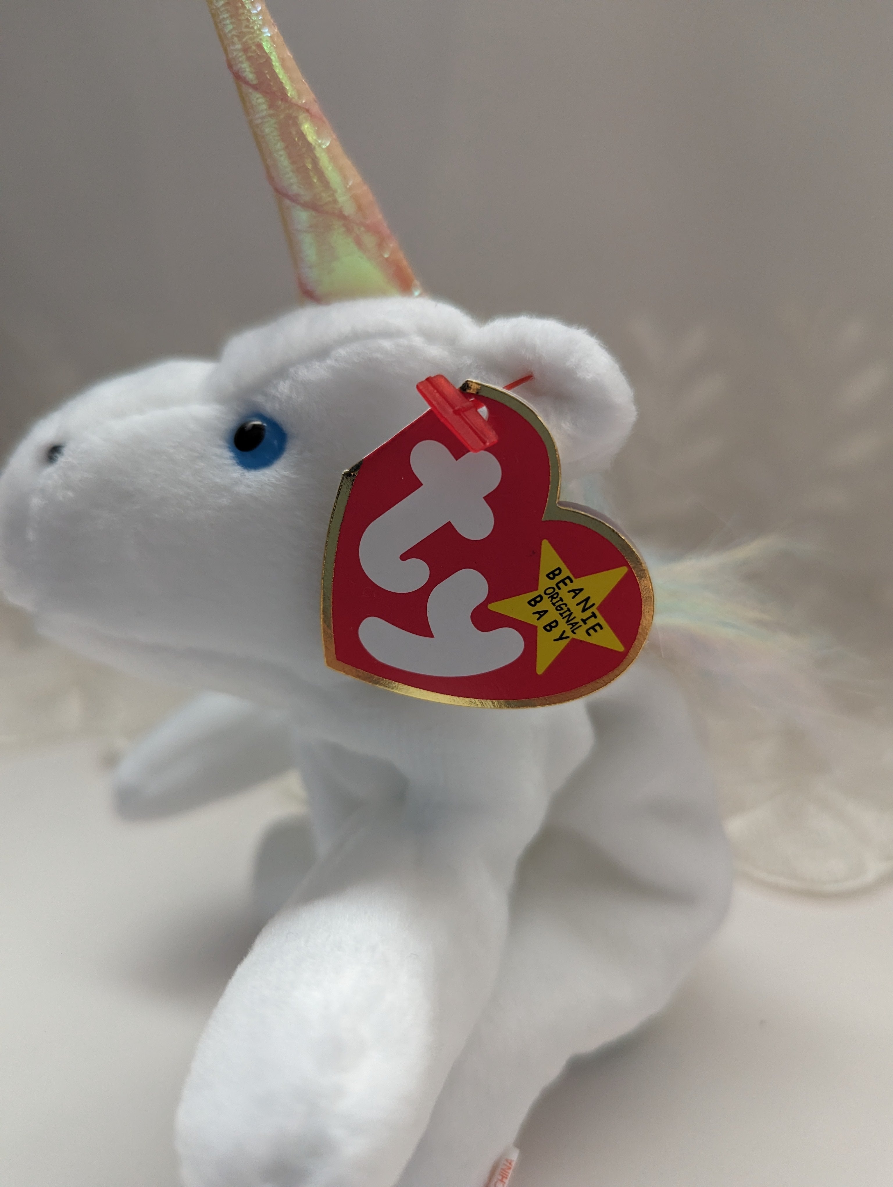 Ty beanie baby hot sale mystic white unicorn