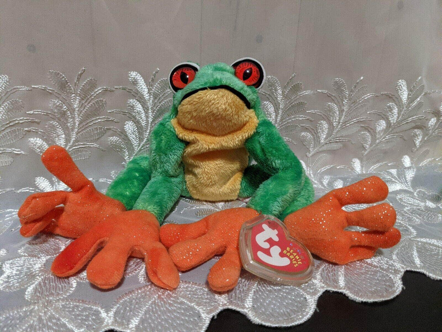 Ty Beanie Baby - Panama the Tree Frog (9.5 Inch) - Vintage Beanies Canada