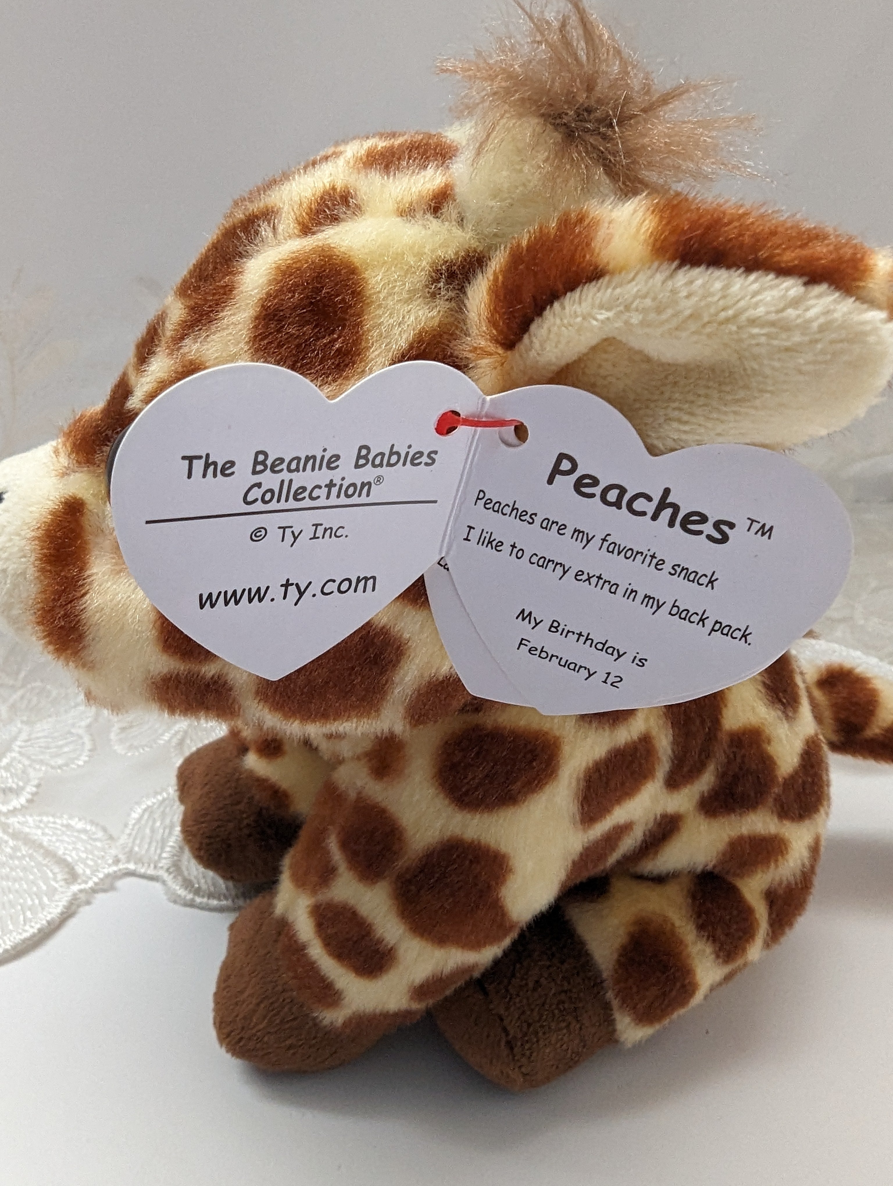 Peaches giraffe hot sale ty