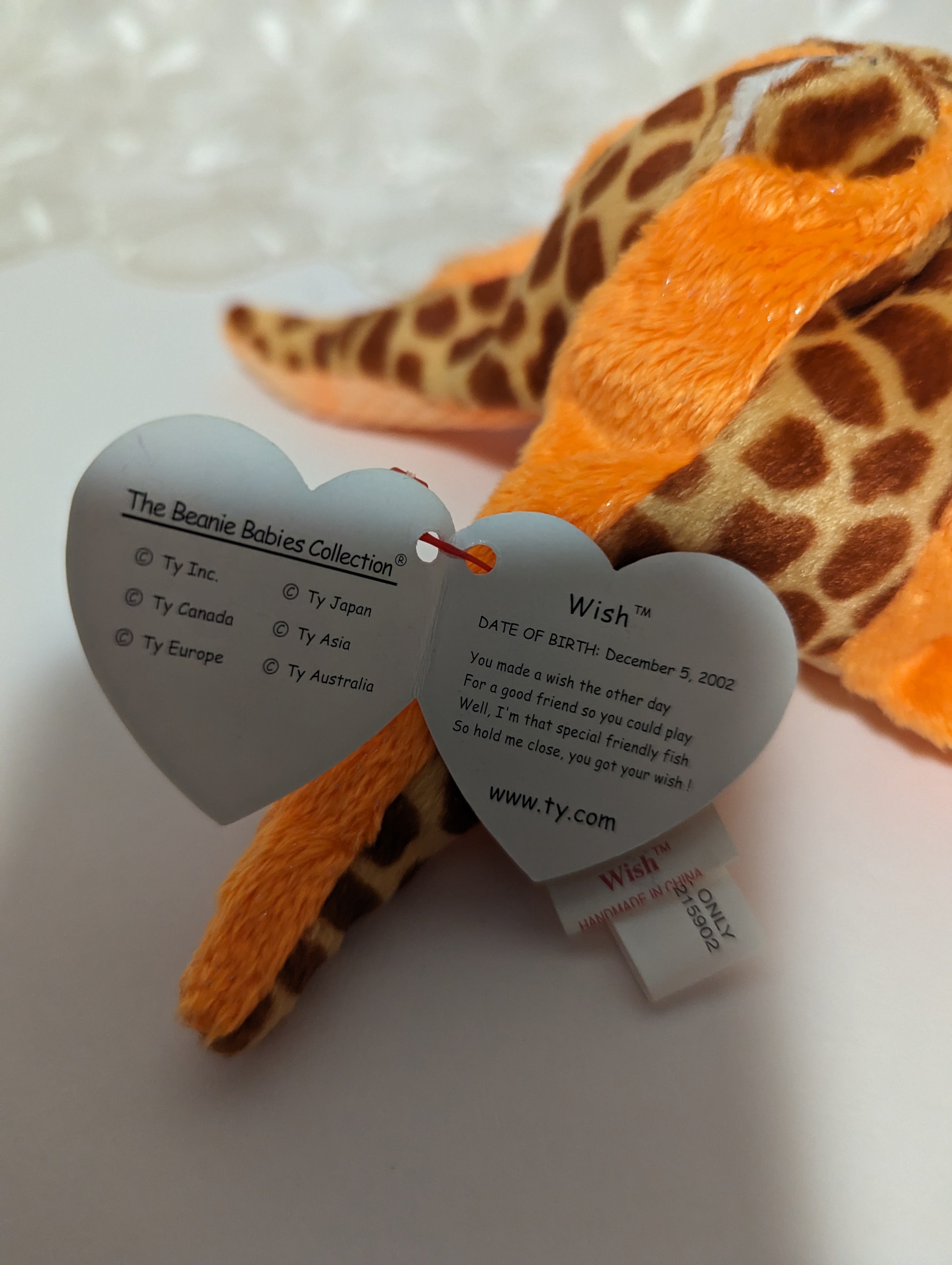 Wish beanie baby clearance
