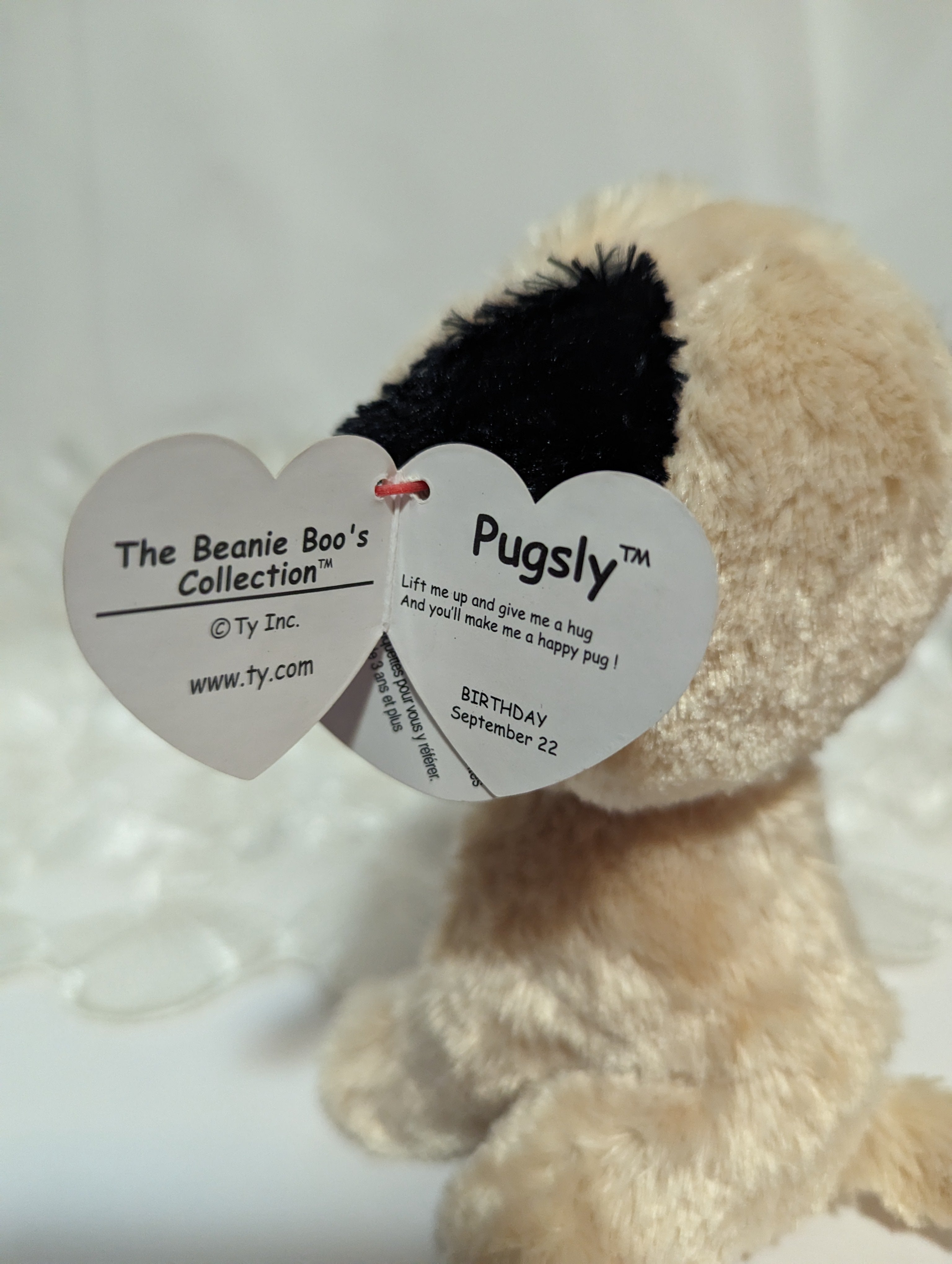 Pugsly ty beanie outlet baby